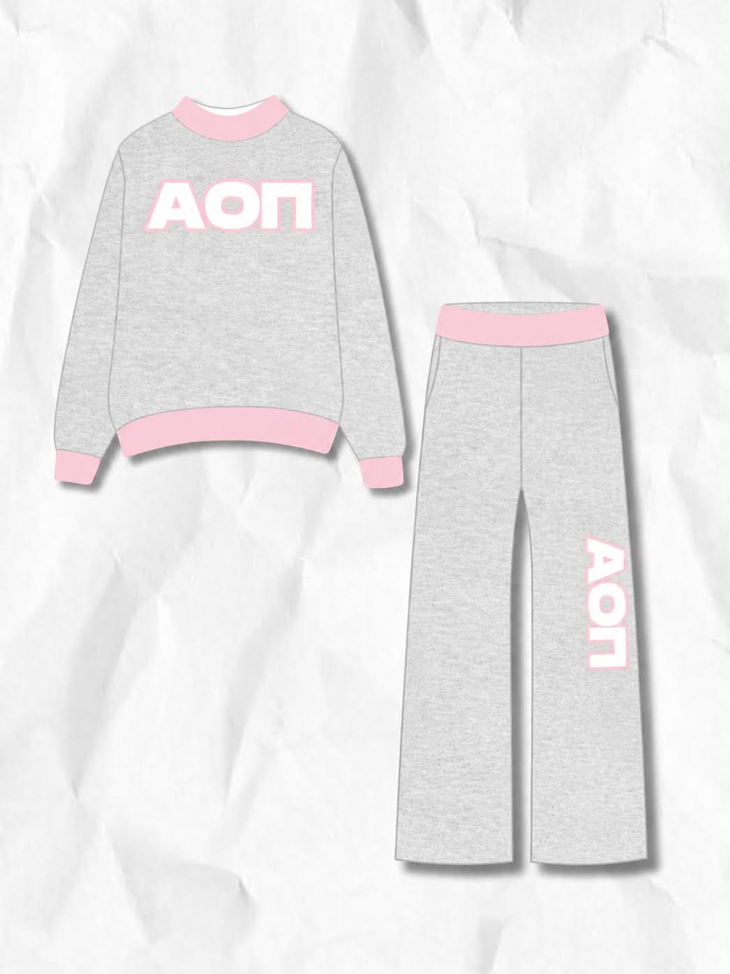 Premium Alpha Omicron Oklahoma Mock Neck Sets