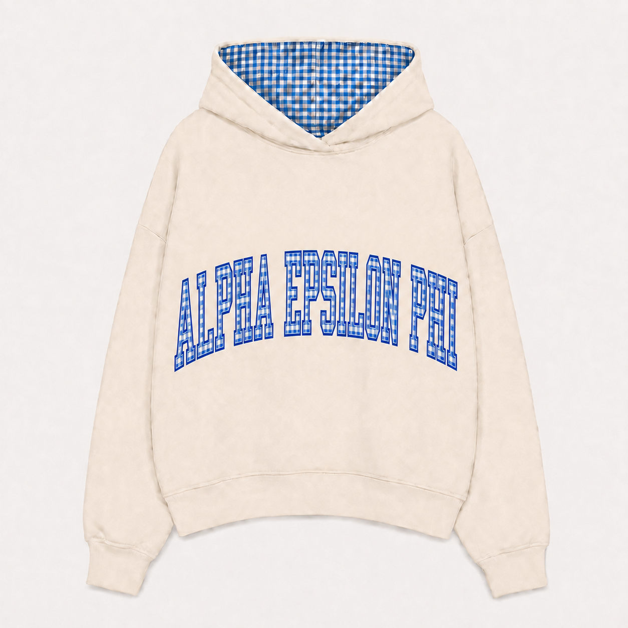 Alpha Epsilon Phi Gingham Hoodie