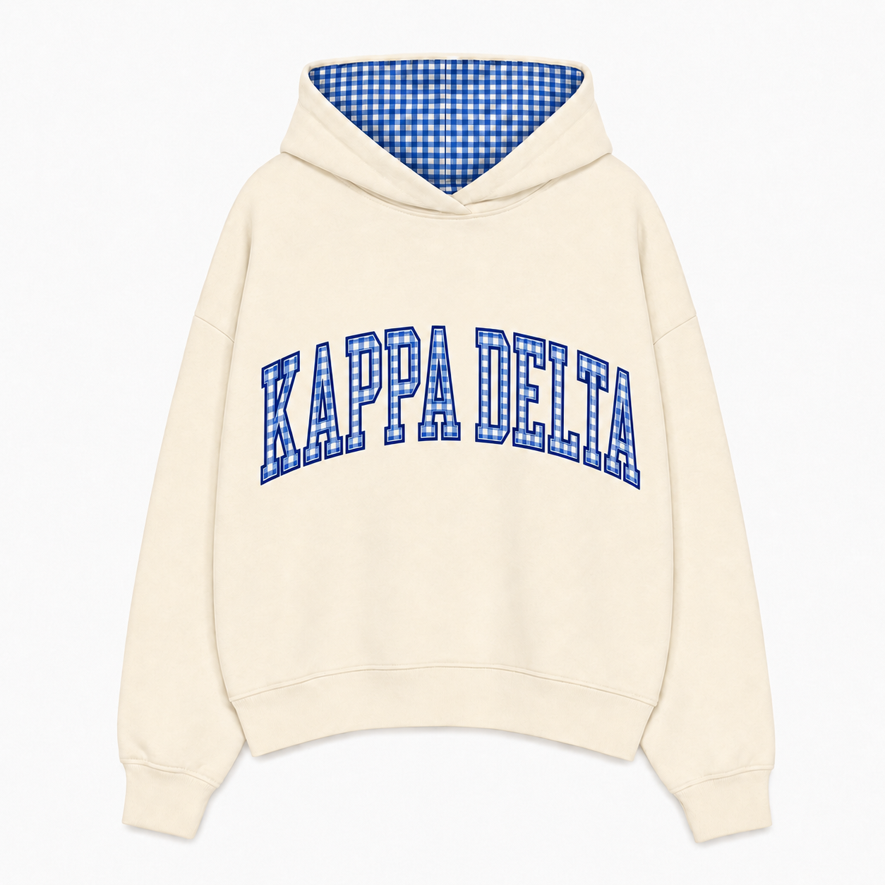 Kappa Delta Gingham Hoodie