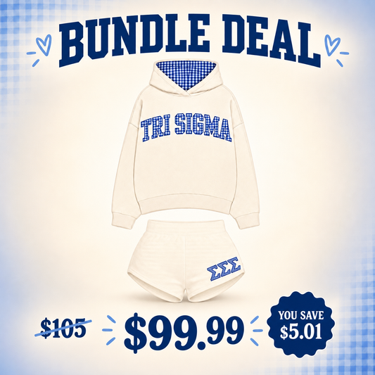 Premium Tri Sigma ERAU Gingham Sets