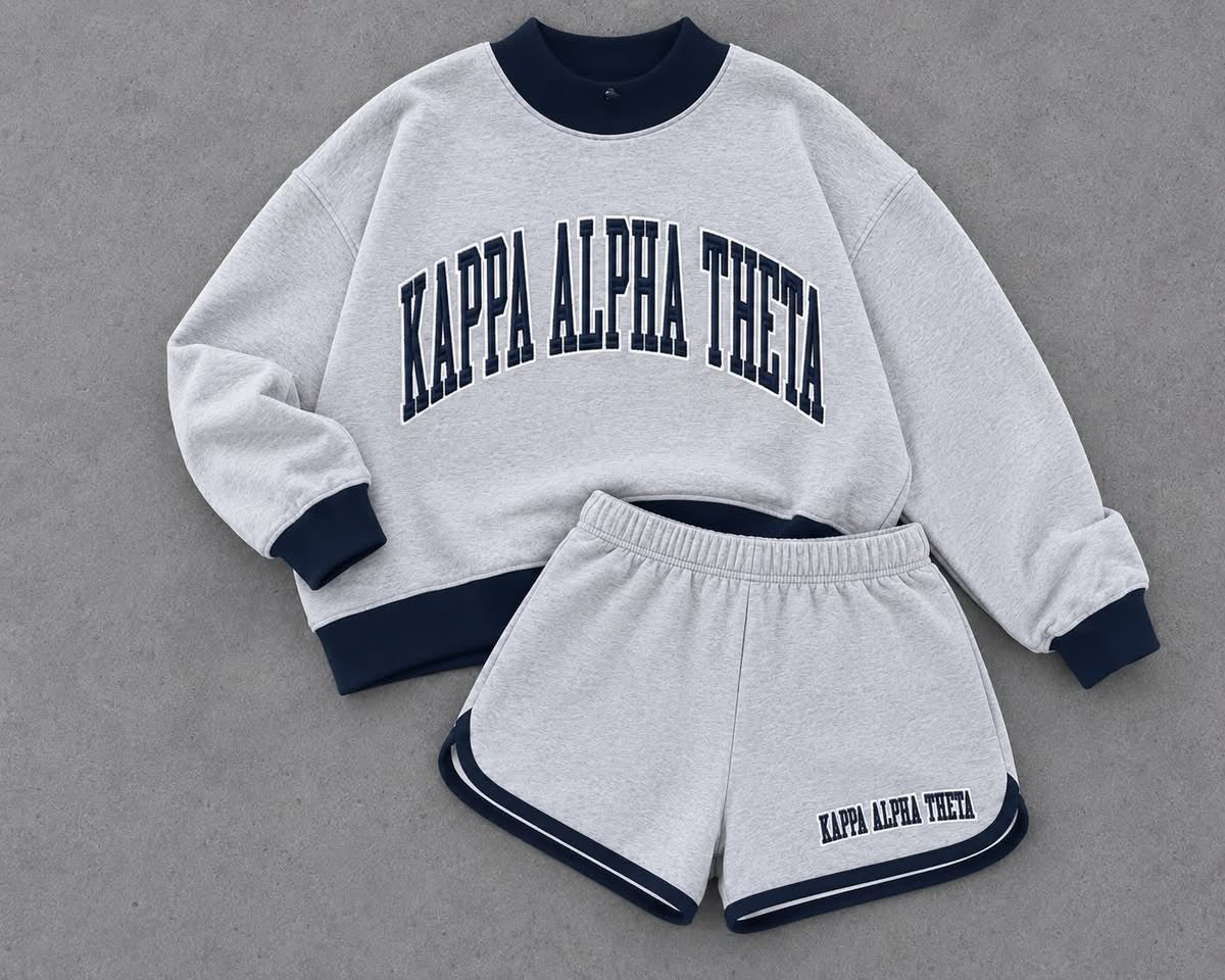 Premium Case Western Kappa Alpha Theta Mock Neck Sets