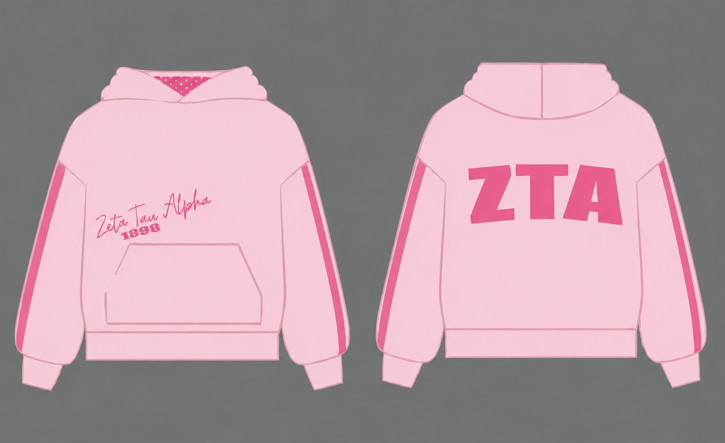 Jacksonville State Zeta Tau Alpha Premium Hoodie