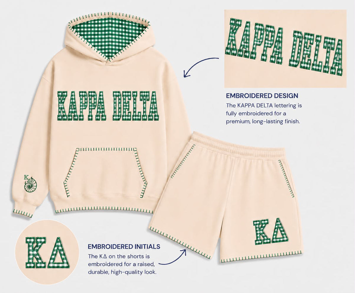 Premium Gingham Ole Miss Kappa Delta Sets