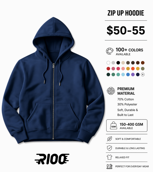 Zip Up Hoodie