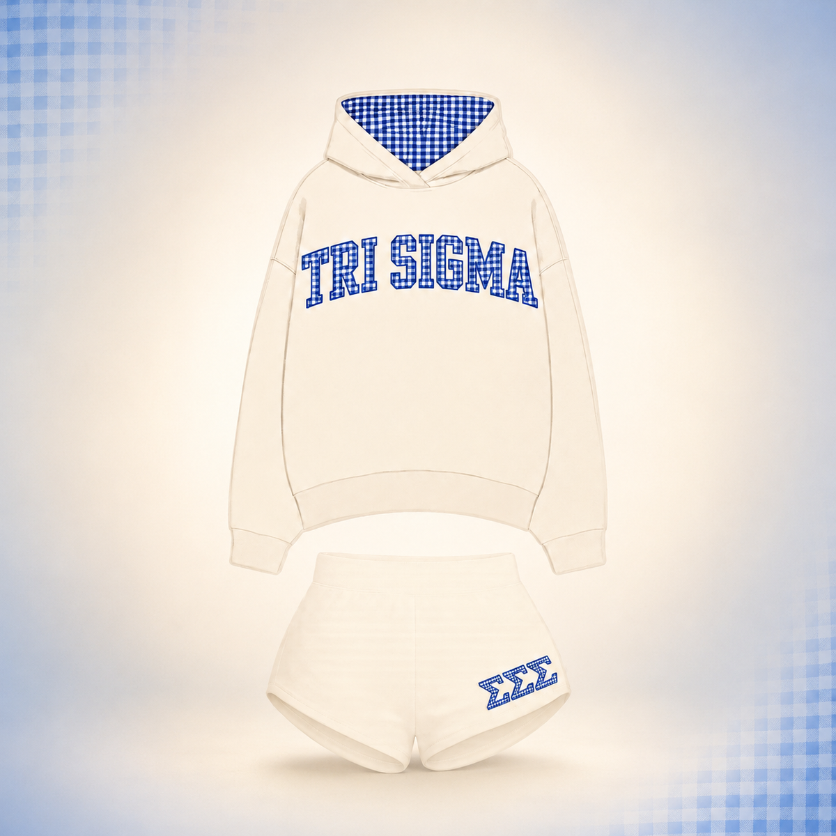 Premium Tri Sigma Marist Gingham Sets