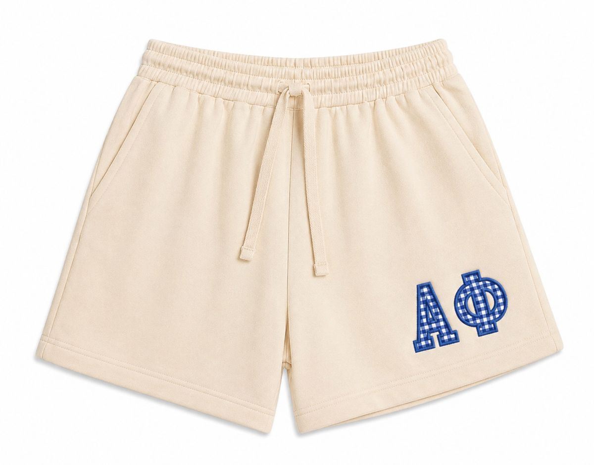Alpha Phi Gingham Hoodie