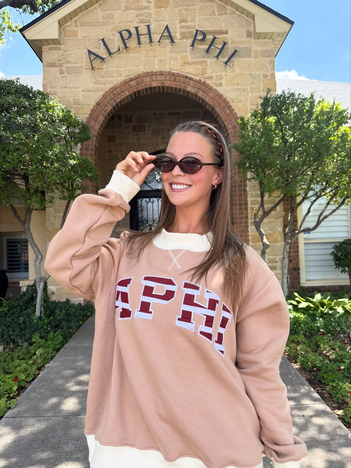 Premium Mizzou Alpha Phi Mock Neck
