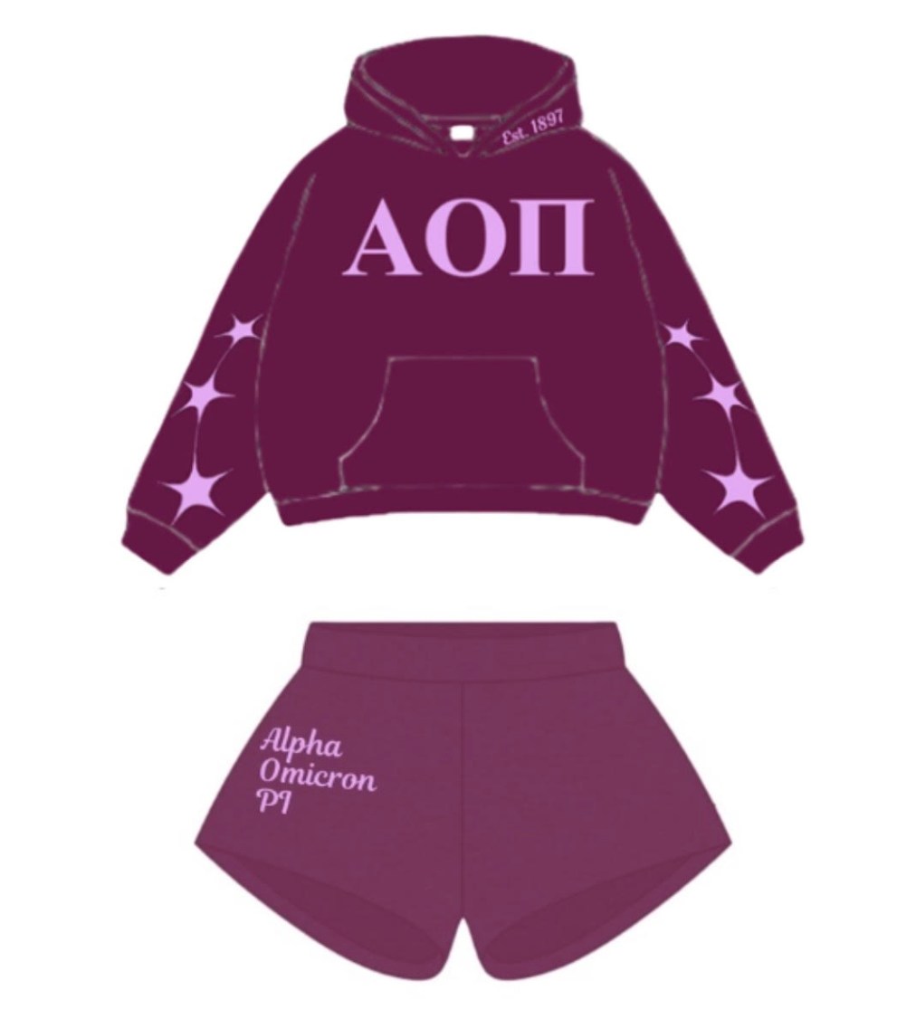 Premium Alpha Omicron Pi Louisville Mock Neck Sets