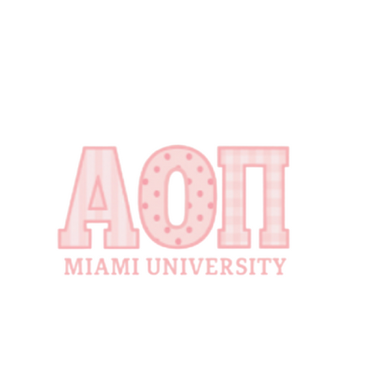 Alpha Omicron Pi Design