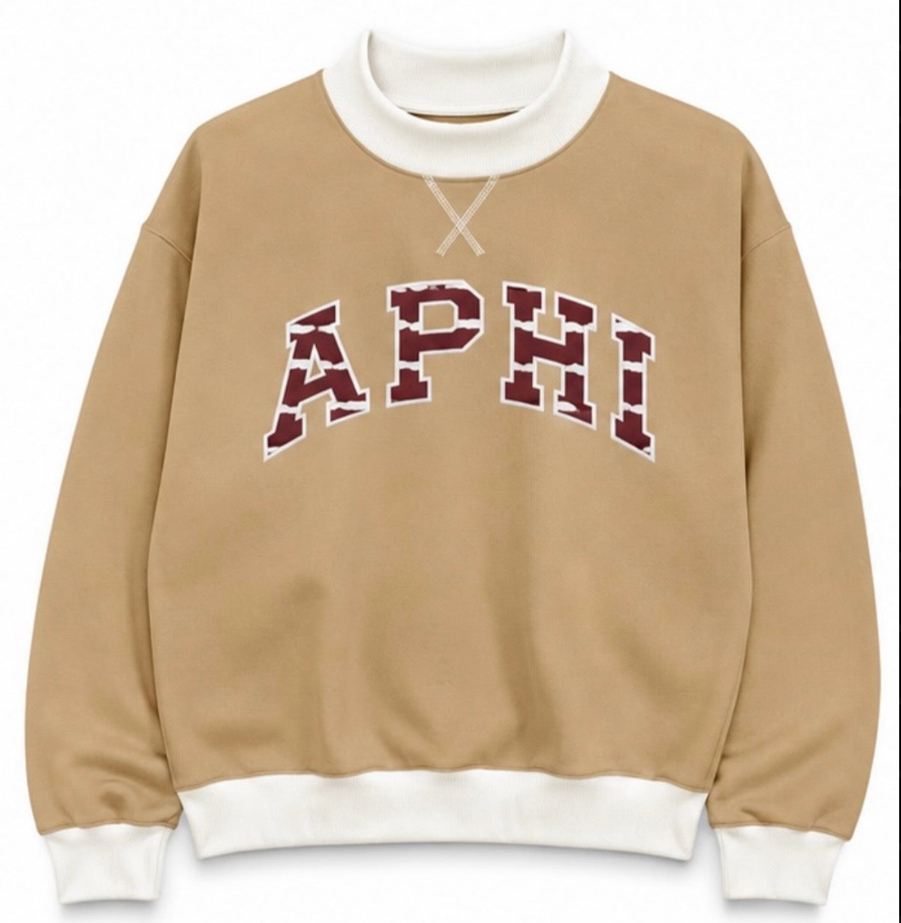 UNF Alpha Phi Premium Mock Neck