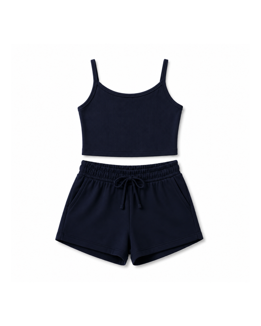 Spaghetti Top/Shorts Bottom