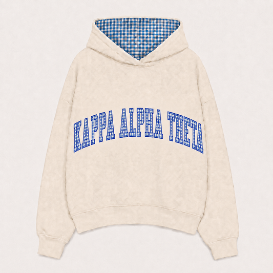 Kappa Alpha Theta Gingham Hoodie