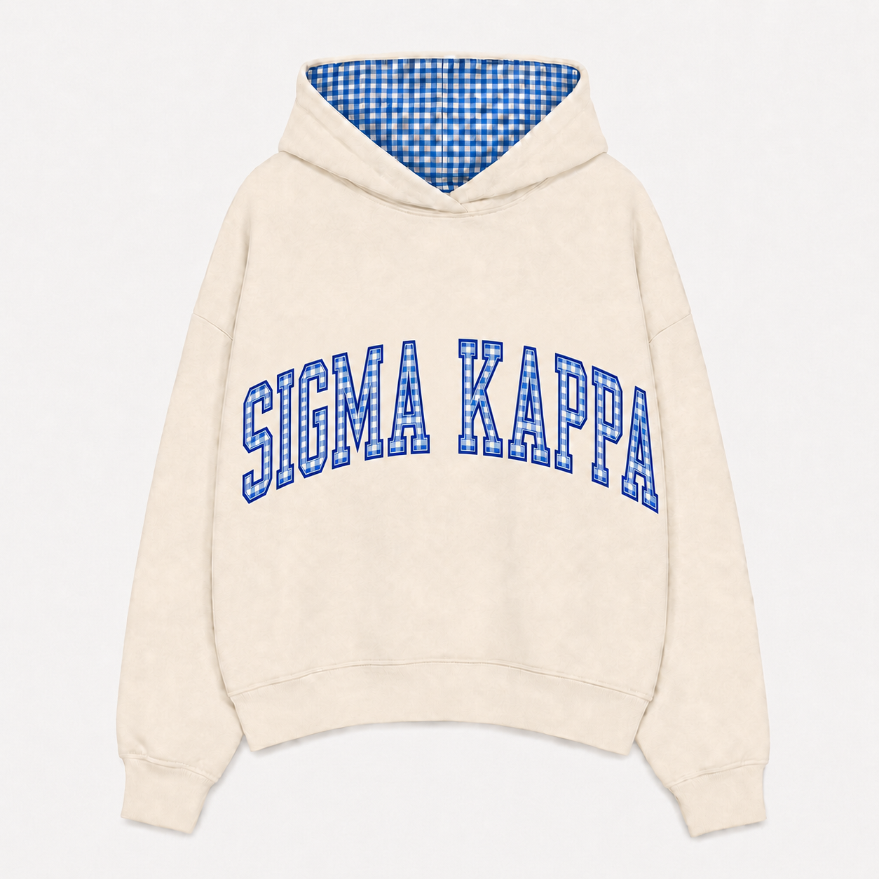Sigma Kappa Gingham Hoodie