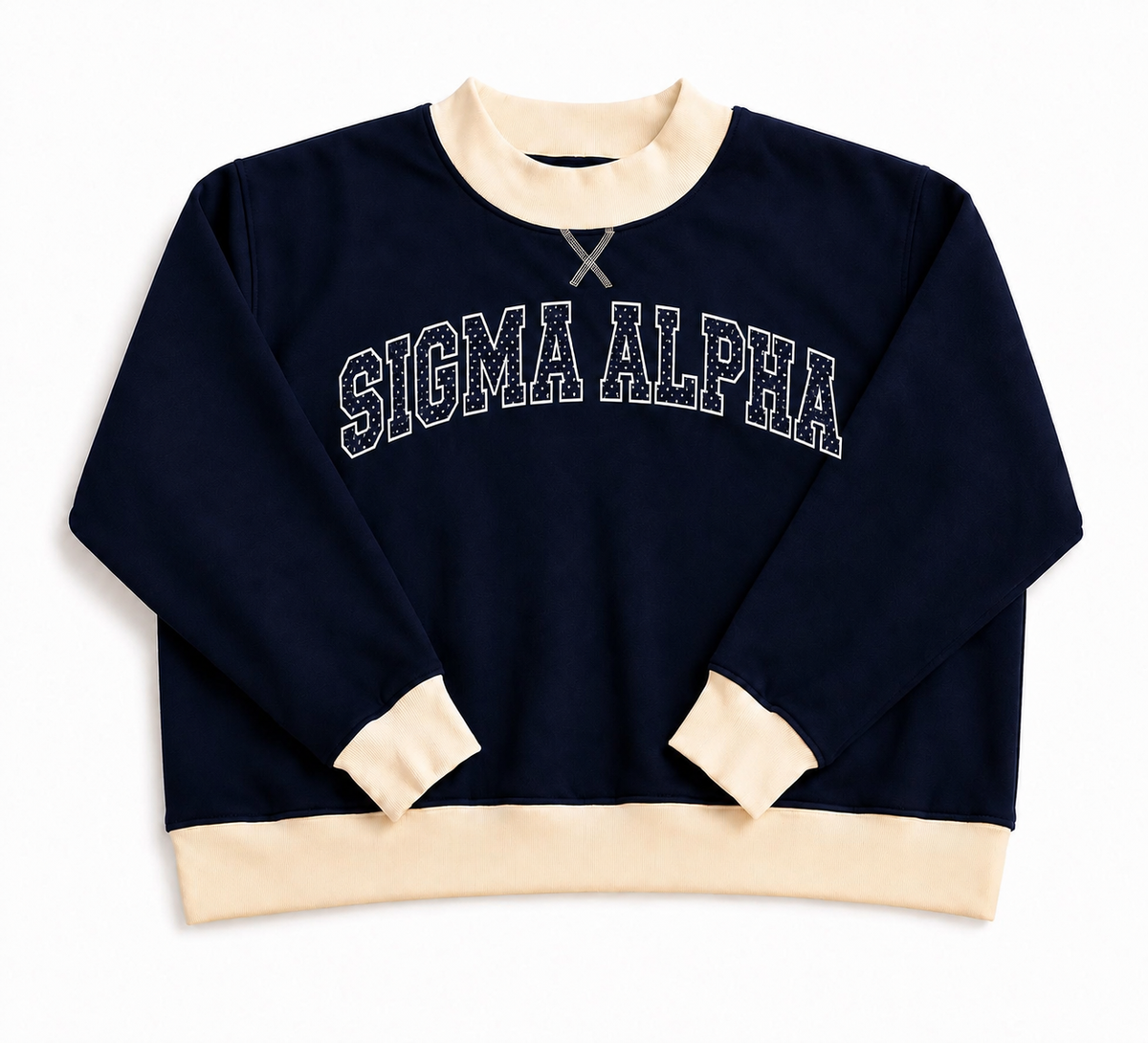 Fresno State Sigma Alpha Premium Mock Neck