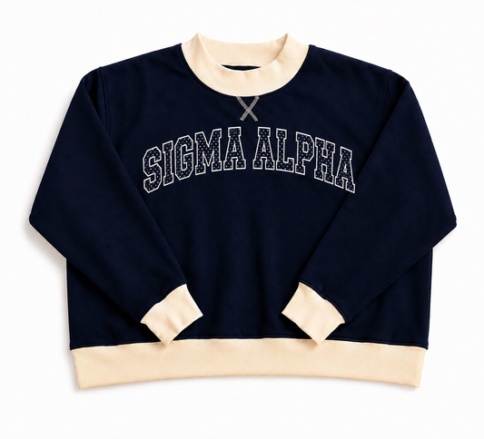 Fresno State Sigma Alpha Premium Mock Neck