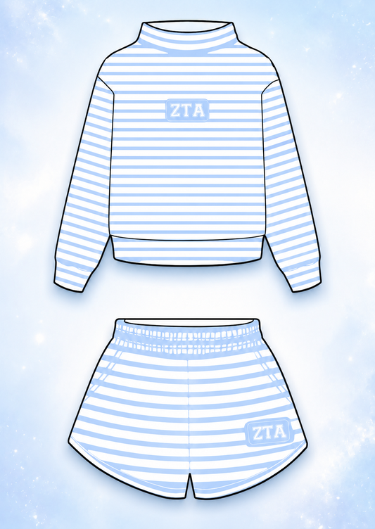 Charlotte Zeta Tau Alpha Premium Mock Neck Sets