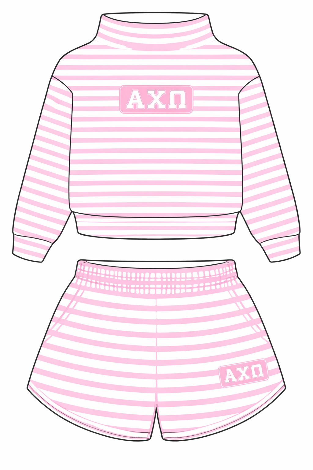 Alpha Chi Omega Augusta University Embroidery Premium Sets